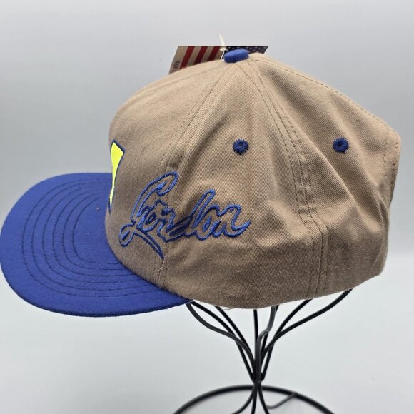 Vintage Jeff Gordon Hat Cap Snap Back Mens One Size Blue NASCAR Racing Script 24 - Picture 8 of 10